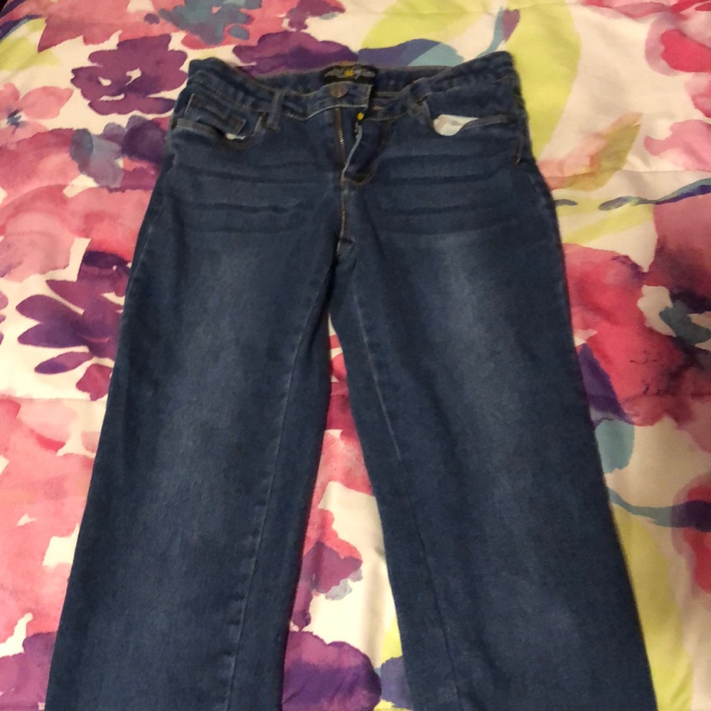 Blue jeans.